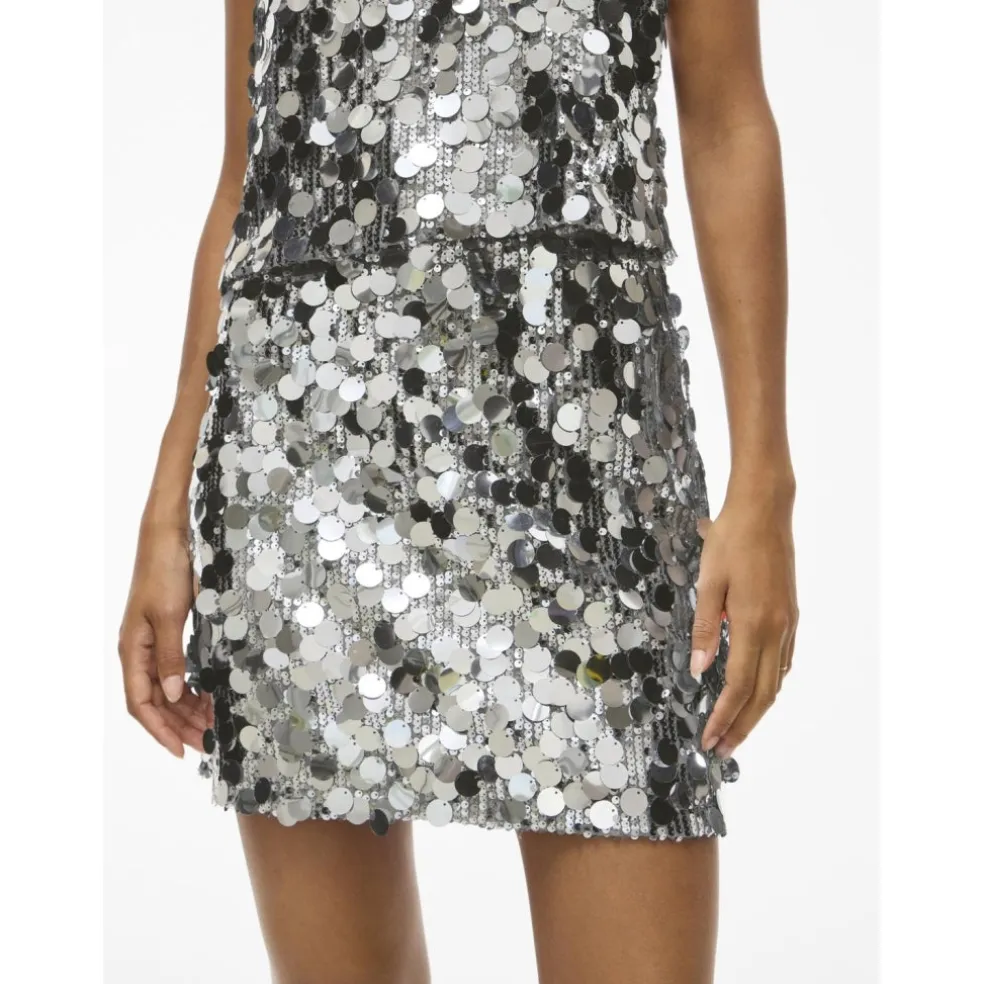 Vila dame nederdel VICHAYA - Silver