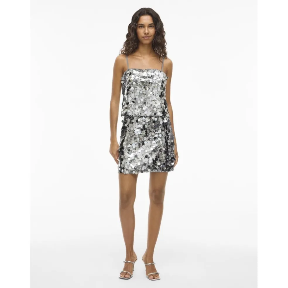 Vila dame nederdel VICHAYA - Silver