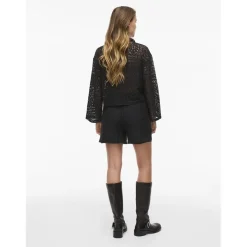 VILA dame shorts VIMERINDA - Black Beauty