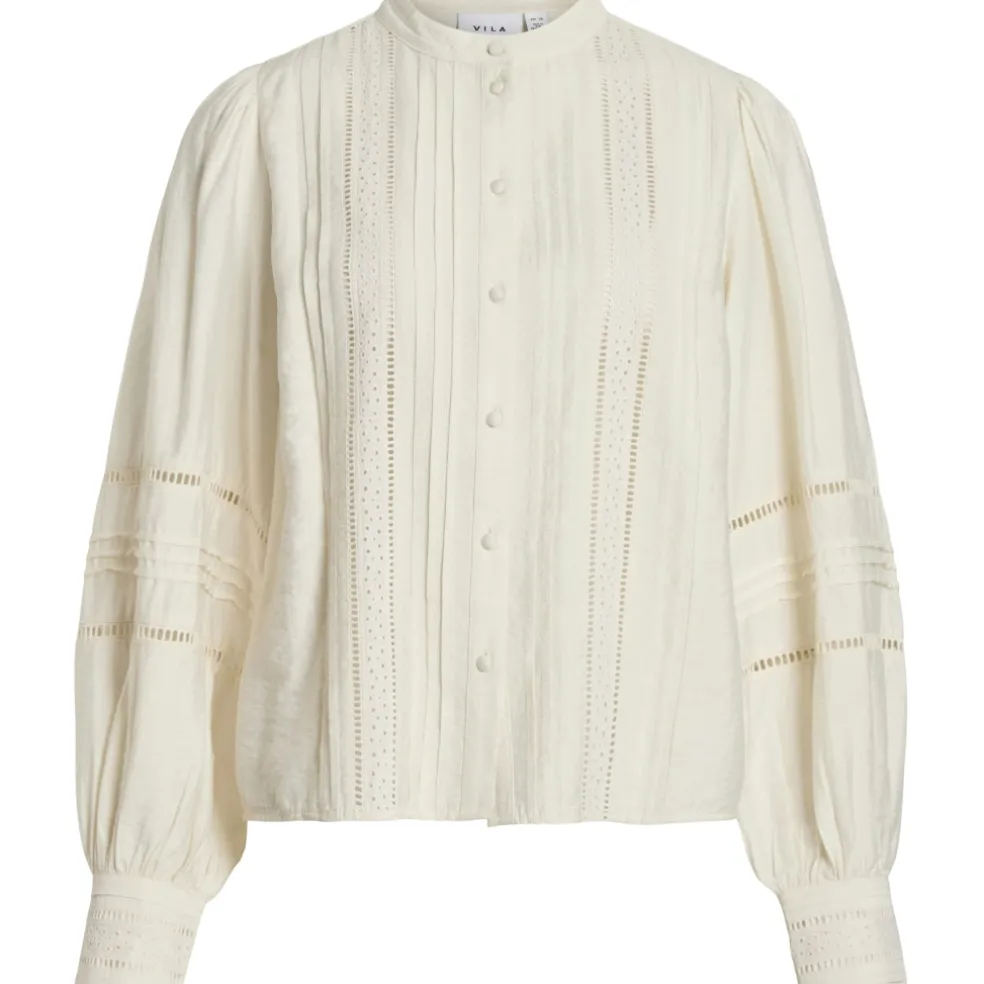 VILA dame skjorte VIANNA - Birch