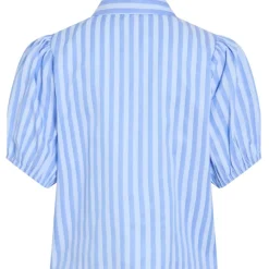 VILA DAME SKJORTE VIASTANA - Kentucky Blue Stripes