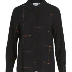 Vila dame skjorte VIJULY - Black