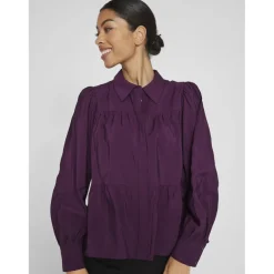 Vila dame skjorte VIKATRIA - Winter Bloom