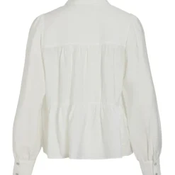 VILA dame skjorte VIKATRIA - Cloud Dancer