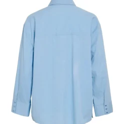 VILA DAME SKJORTE VIPERF - Frozen Fjord