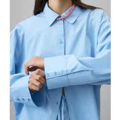 VILA DAME SKJORTE VIPERF - Frozen Fjord