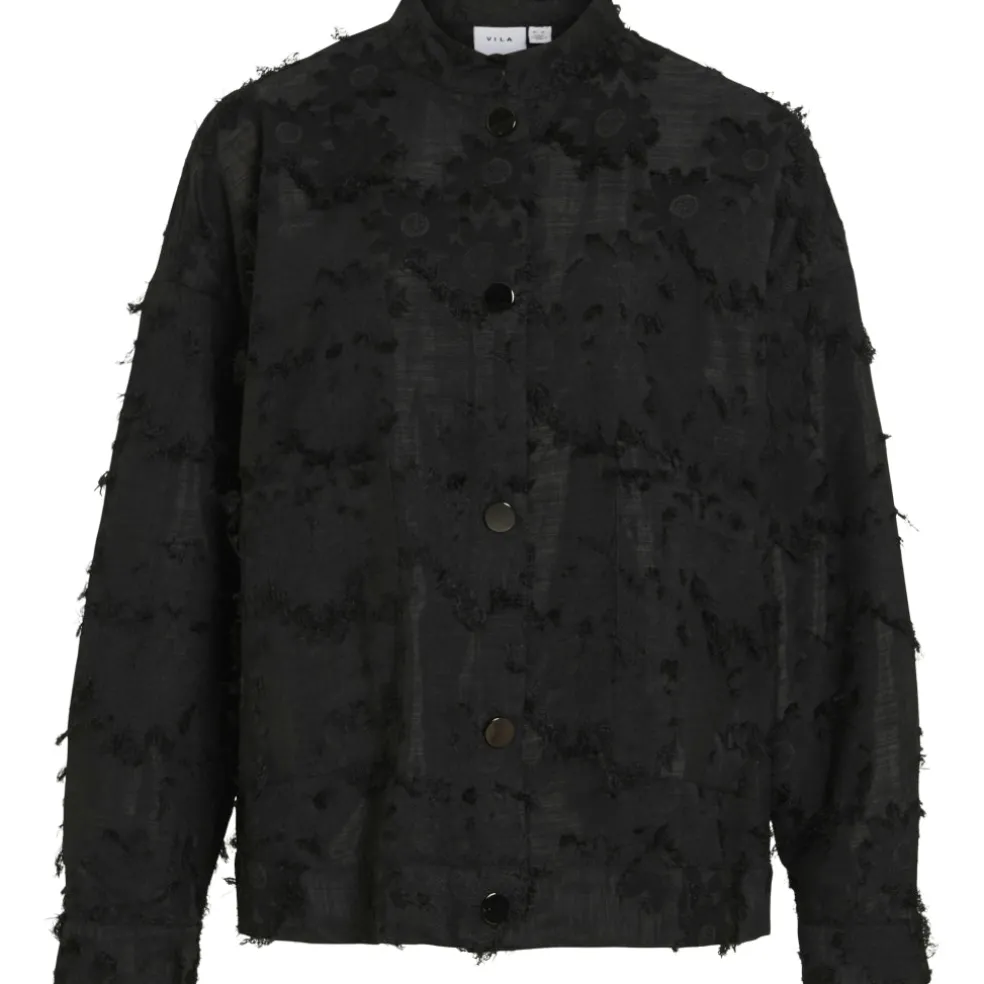VILA dame skjorte VISEIA - Black