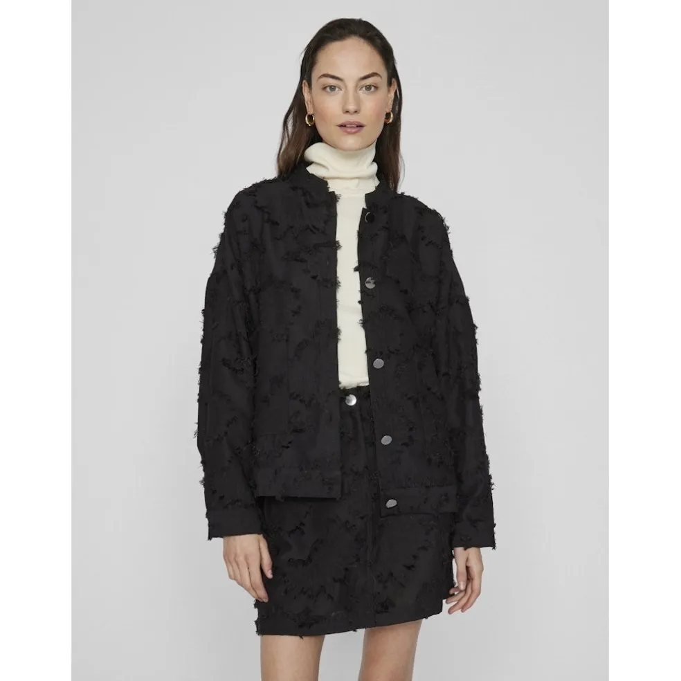 VILA dame skjorte VISEIA - Black