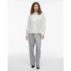 VILA dame skjorte VISIMONE - Snow white