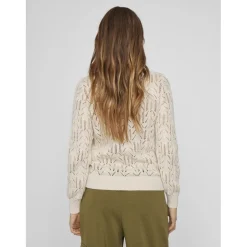 VILA dame strik VICOTTI - Birch