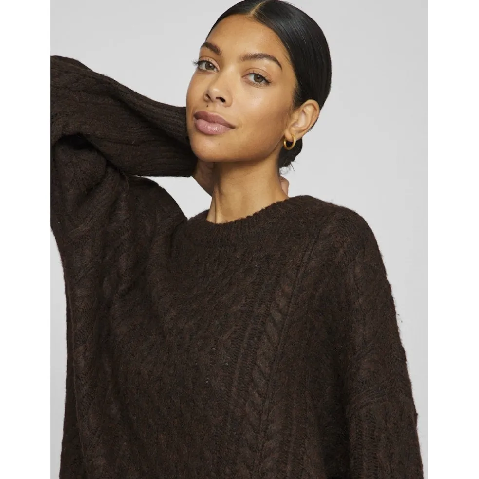 VILA dame strik VIKAIA - Coffee Bean