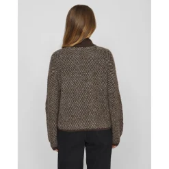 Vila dame strik VILORY - Coffee Bean