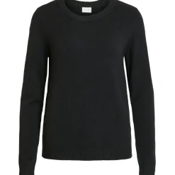 VILA dame strik VIRIL - Black