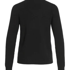 VILA dame strik VIRIL - Black