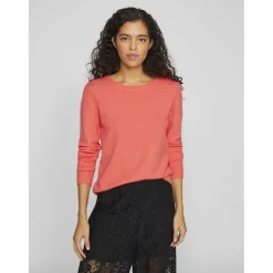 VILA dame strik VIRIL - Dubarry DARK MELANGE