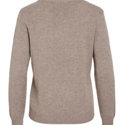 VILA dame strik VIRIL - Falcon Melange