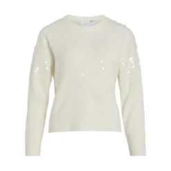 Vila dame strik VISIQUIN - White