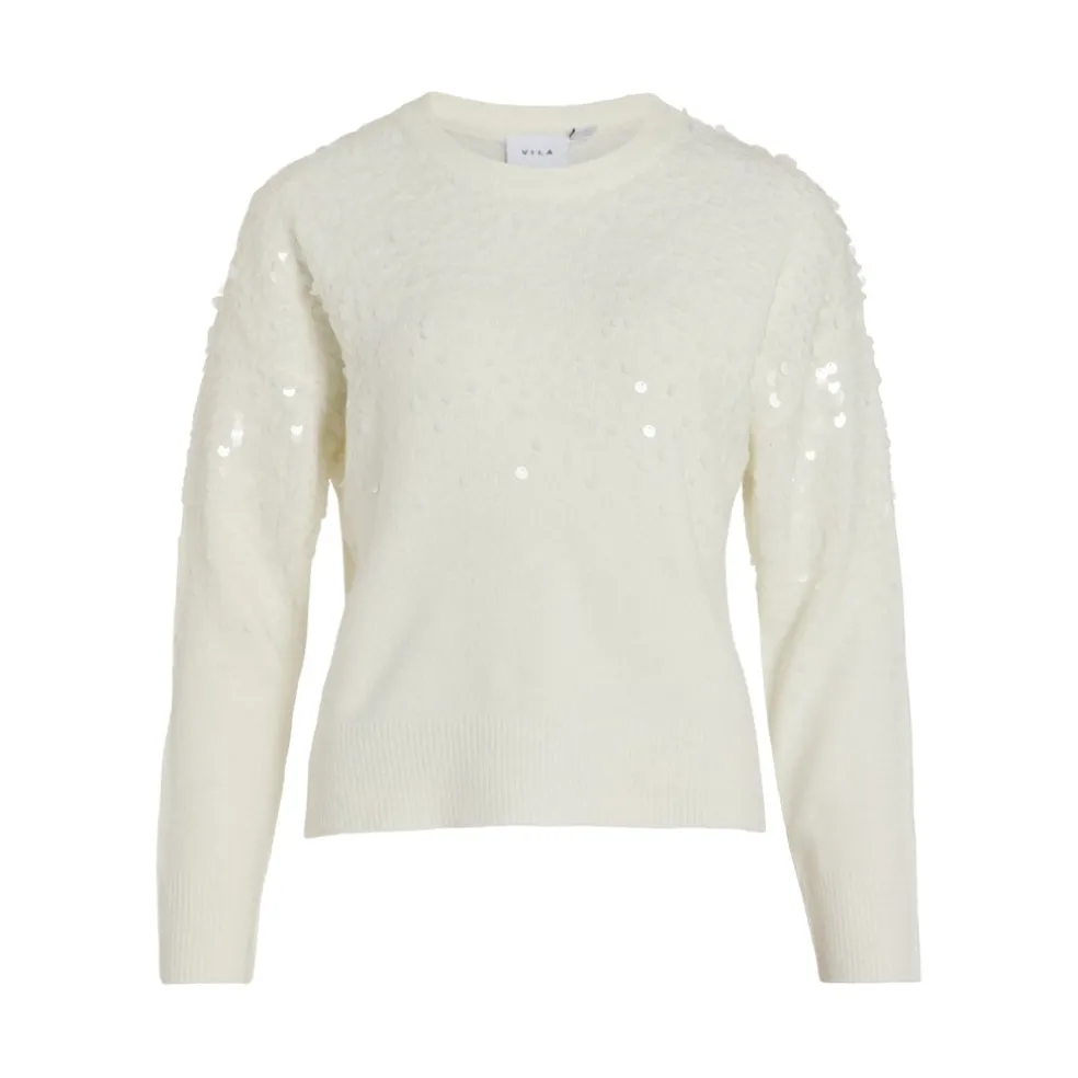 Vila dame strik VISIQUIN - White