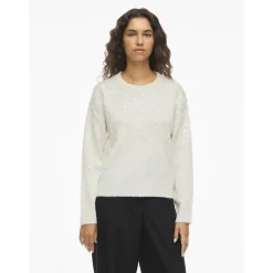 Vila dame strik VISIQUIN - White