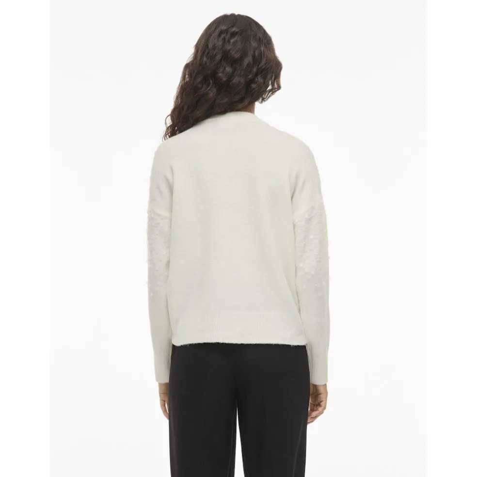 Vila dame strik VISIQUIN - White