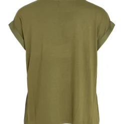 VILA dame top VIELLETTE - Capulet Olive