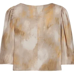 VILA dame top VINIKA - Birch Graphic