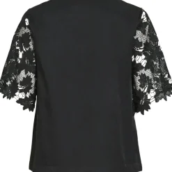 VILA dame top VISASSY - Black Beauty