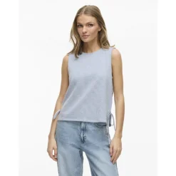 VILA dame top VISTRIPLO - Regatta Stripes BIRCH