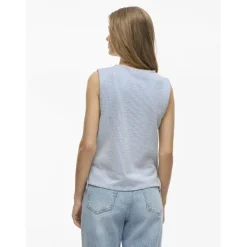 VILA dame top VISTRIPLO - Regatta Stripes BIRCH